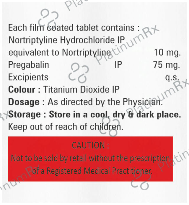 Pregavil NT 75/10mg Tablet 10s