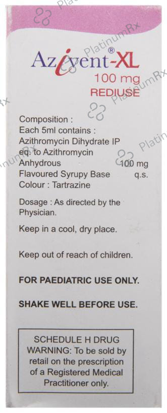 Azivent XL 100mg Rediuse Oral Suspension 30ml