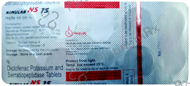 Nimulab NS 50mg/10mg Tablet