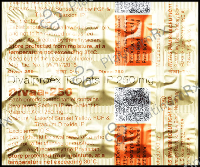 Divaa 250mg Tablet 15s