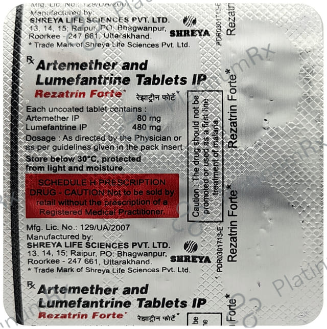 Razatrin Forte 80 mg/480 mg Tablet