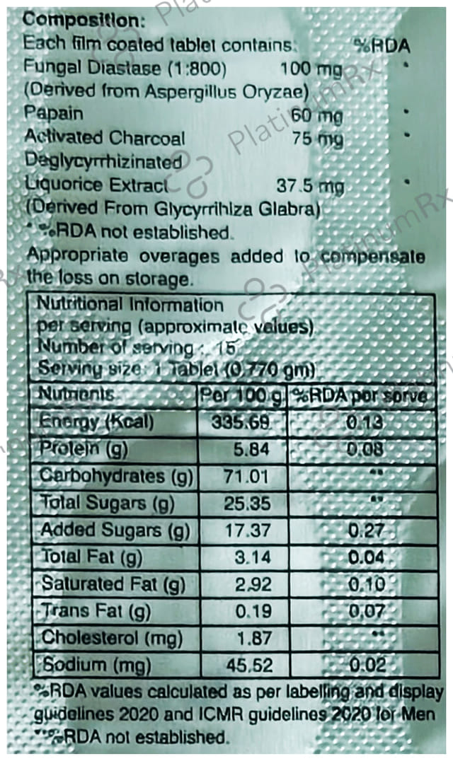 Unienzyme XT Tablet 15s