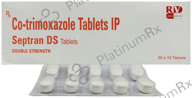 Septran DS 800/160mg Tablet 10s