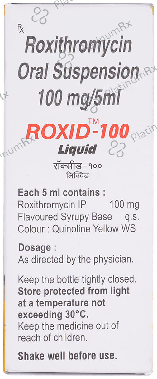 Roxid 100mg Oral Suspension 30ml