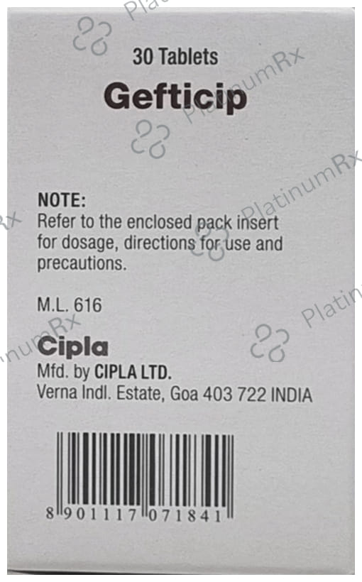 Gefticip 250mg Tablet 30s