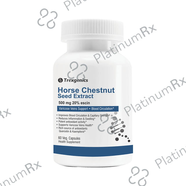 Trexgenics Horse Chestnut Seed Extract Veg Capsule