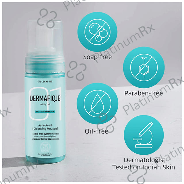 Dermafique Oily-Acne Prone Skin Acne Avert Cleansing Mousse