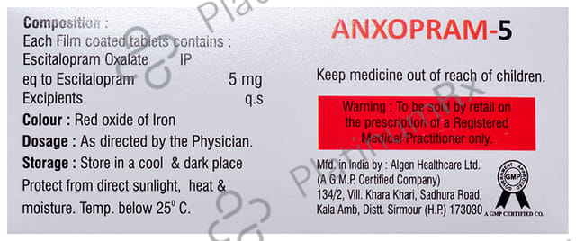 Anxopram 5mg Tablet 10s
