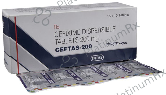 Ceftas 200mg Tablet 10s