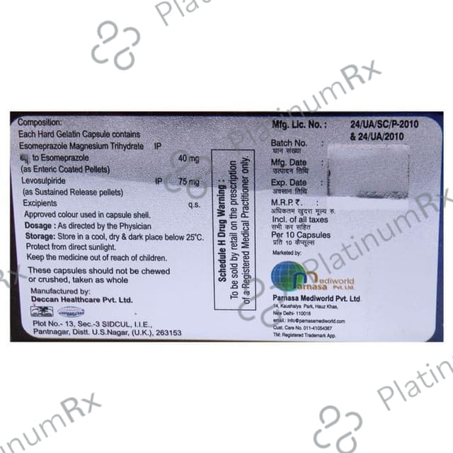 Isozole L 40/75mg Capsule SR 10s