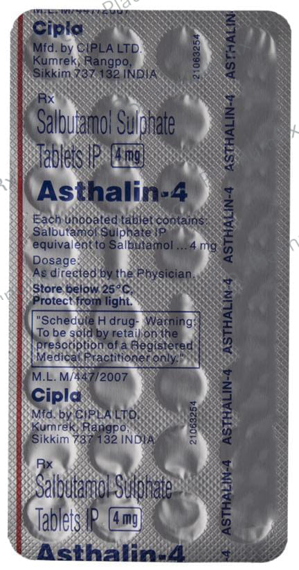 Asthalin 4mg Tablet 30s