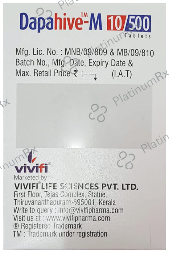 Dapahive-M 10/500 Tablet ER