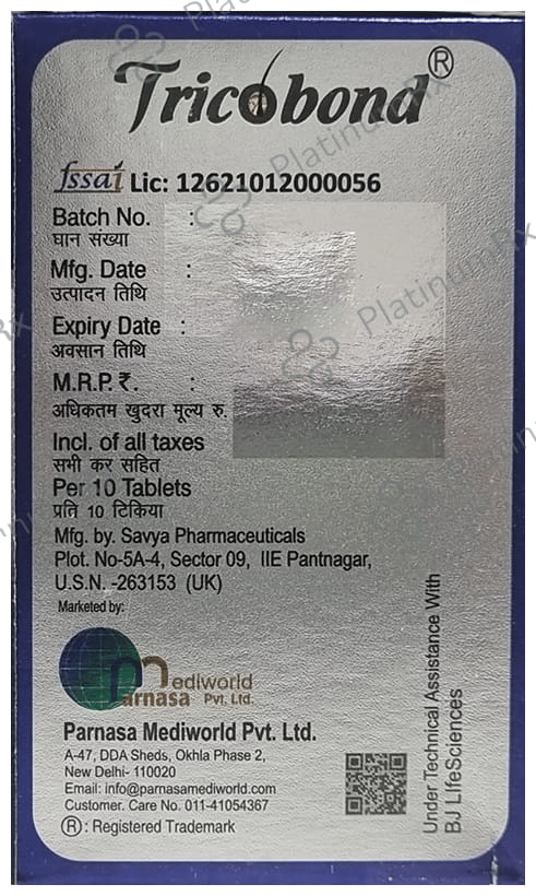 Tricobond Tablet 10s