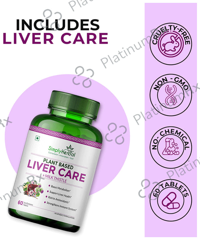 Simply Herbal Liver Detox + Milk Thistle Capsule