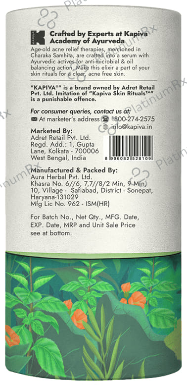 Kapiva Tulsi Anti Acne Serum