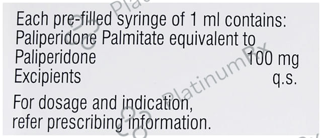 Paliris LA 100mg Prefilled Syringe