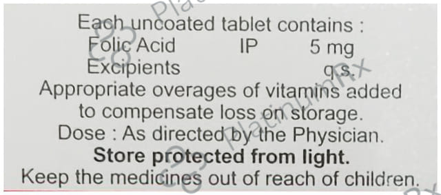 Folitas 5mg Tablet 30s