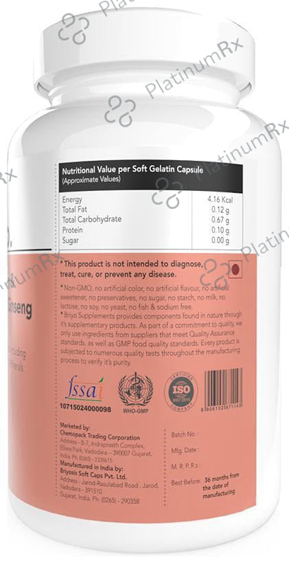 Briyo Multivitamin & Minerals with Ginseng Softgel Capsule