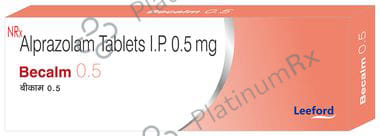 Becalm 0.5mg Tablet 15s