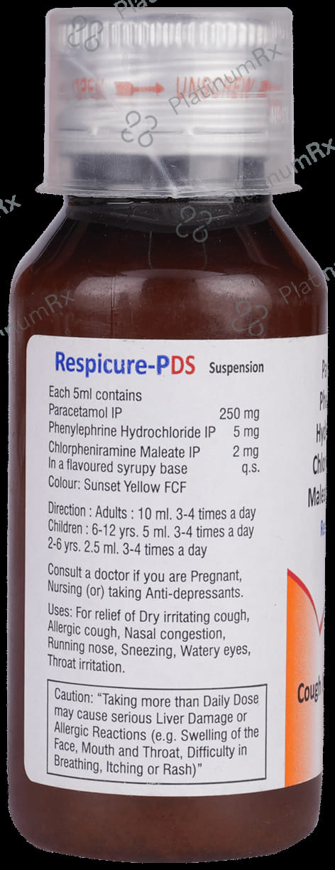 Respicure P DS 2/250/5mg Suspension 60ml