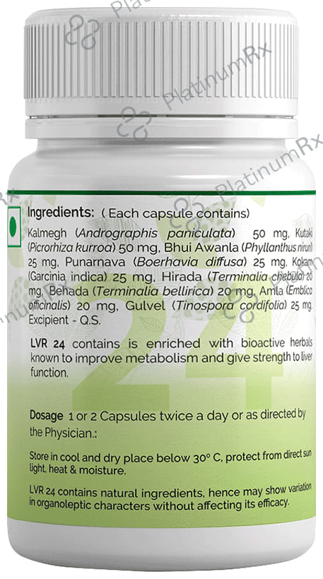 BVG Life Sciences LVR 24 for Healthy Liver Capsule 60 capsules