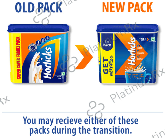 Horlicks Drink with Vitamin C, D & Zinc - For Bones & Metabolism - Flavour Powder Classic Malt