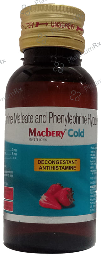 Macbery 2/5mg Cold Syrup 60ml