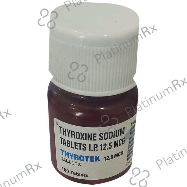 Thyrotek 12.5mcg Tablet 100s