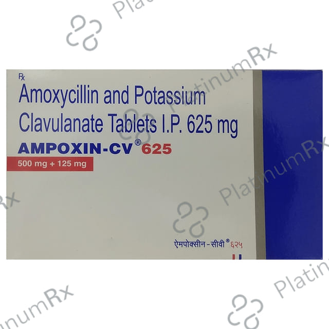 Ampoxin CV 500mg/125mg Tablet