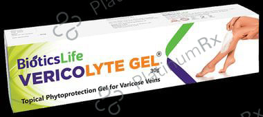 BioticsLife Vericolyte Gel for Varicose Veins (30gm Each) 4 Tube