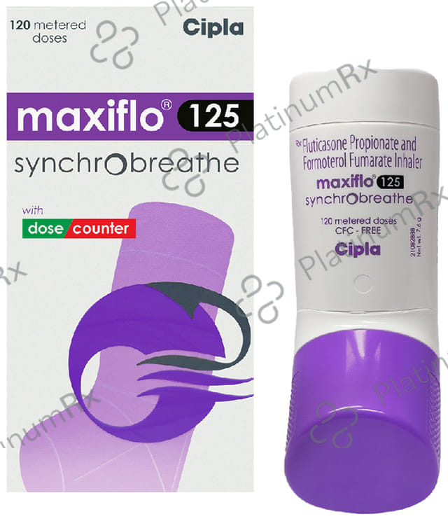 Maxiflo 125/6mcg Synchrobreathe Inhaler 120MDI