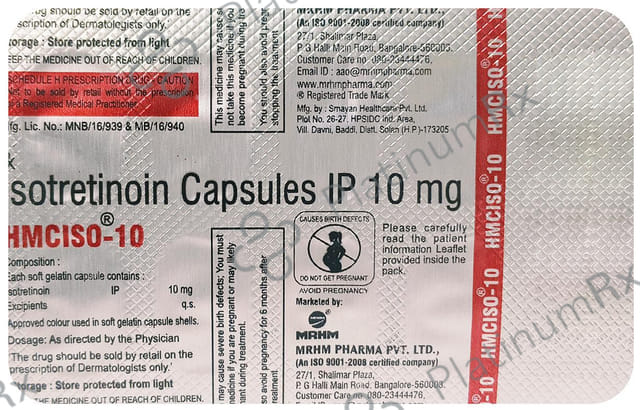 Hmciso 10mg Soft Gelatin Capsule