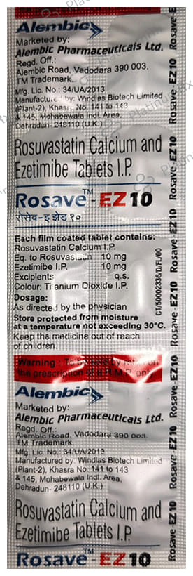 Rosave EZ 10/10mg Tablet 10s