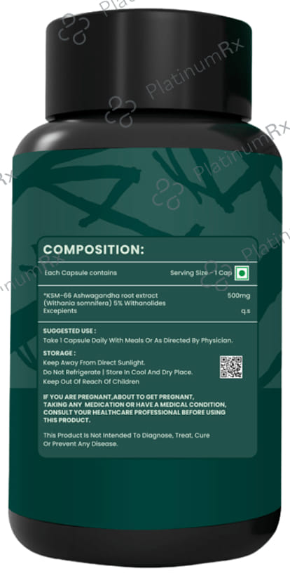 Zaalive Ashwaganda KSM 66 Capsule