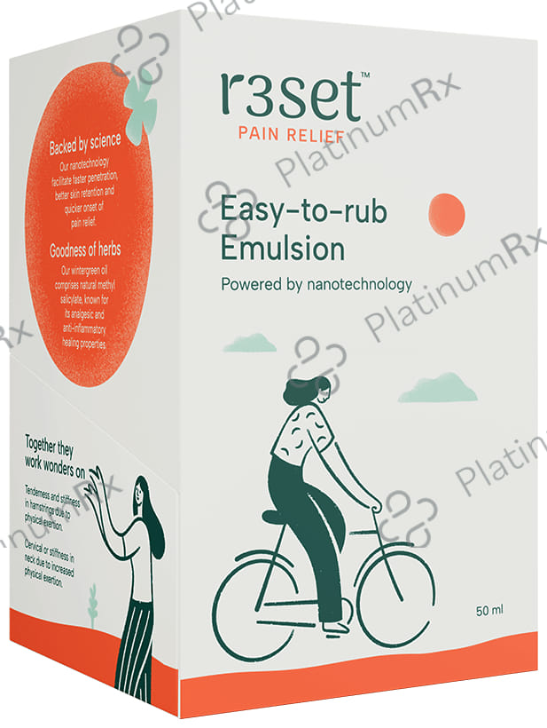 R3SET Instant Pain Relief Nanotech Emulsion