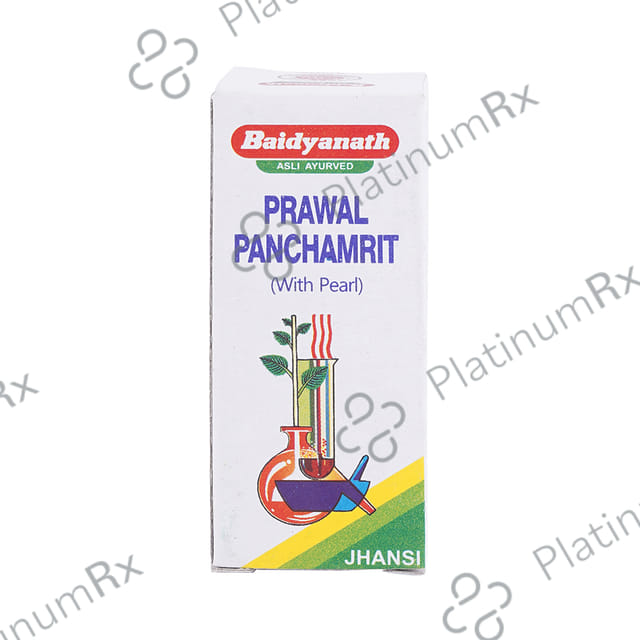 Baidyanath (Jhansi) Prawal Panchamrit (with Pearl) Tablet 10 tablets