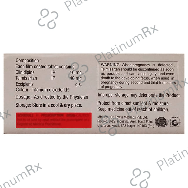 Glysartan CL 10/40mg Tablet 10s