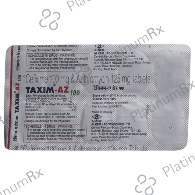 Taxim-AZ 100 Tablet