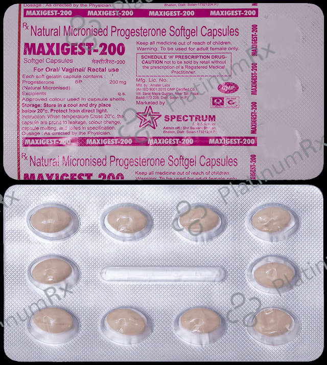 Maxigest 200mg Capsule