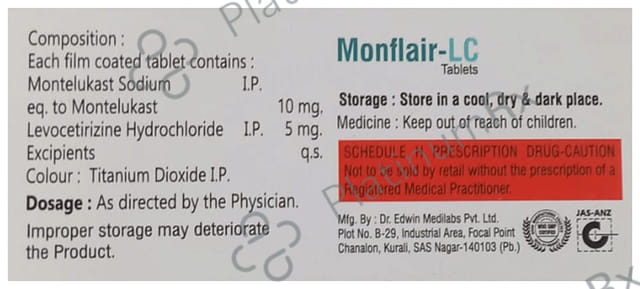 Monflair 5/10mg LC Tablet 10s