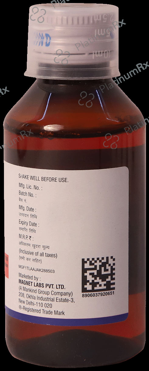 Magnatuss A 30/50/5mg Syrup 100ml