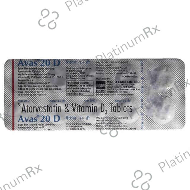 Avas 20 D Tablet