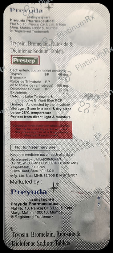 Prestep Tablet 10s