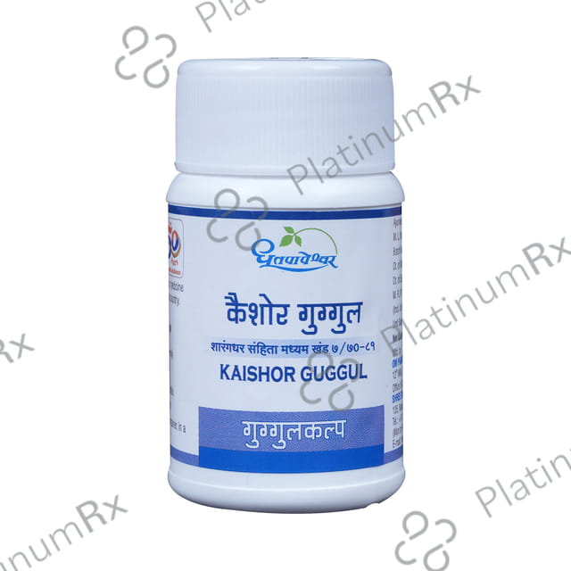 Dhootapapeshwar Kaishor Guggul 60 tablets