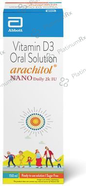 Arachitol Nano Daily 2K IU Sugar Free Oral Solution 150ml