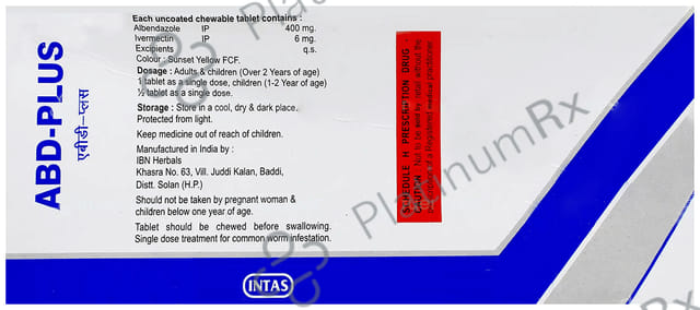 Abd Plus 6/400mg Tablet 1s