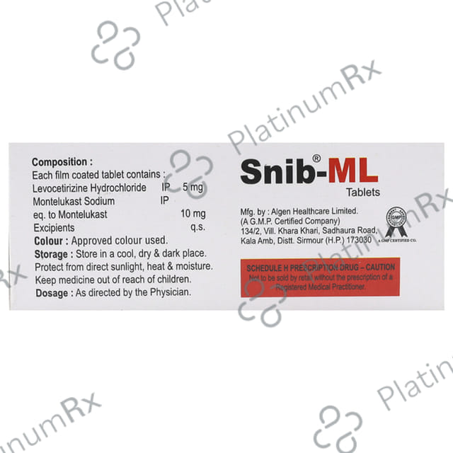 Snib ML 5mg/10mg Tablet