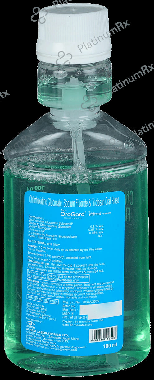 New Orogard Mouth Wash Fresh Mint