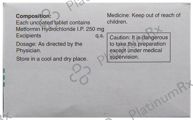 Xmet 250mg Tablet 15s