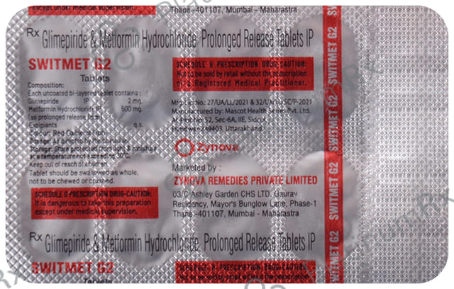 Switmet G 2 Tablet SR 10s